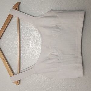 American Eagle Cropped Corduroy Corset Top